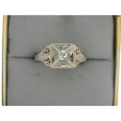 14k Gold Diamond Engagement Ring #839065