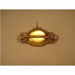 Brooch  Victorian 15ct. Gold  - Lovers #834554