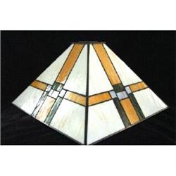 Shade(s Lamp Stained Glass Mission Geometric #856958