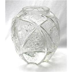 Large Flower Vase Embossed by Consolidated  #880160