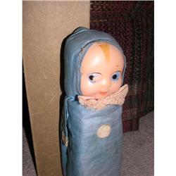 Early Celluloid spring coil doll #880168