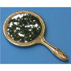 Ormolu Ladies Vanity Hand Mirror #880243