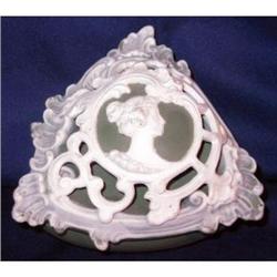 Schaffer & Vater Jasperware Cameo Powder Jar #880256