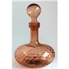Image 1 : Large 1950s Pink Diamond Pattern Wine Decanter #880259