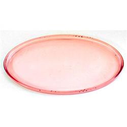 Paden City Pink Elegant Glass Vanity Tray #880276