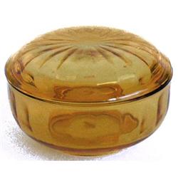 NMV Topaz Elegant Glass Dresser Jar #880284