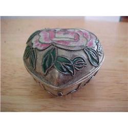 Cloisone ring box heart shape; #881193