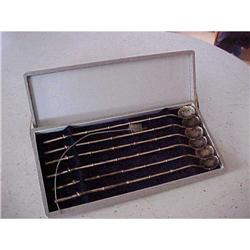 Teaspoon, set of 6,sterling sippers #881196