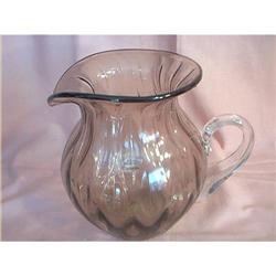 Blenko Glass Pitcher Hand Blown #881300