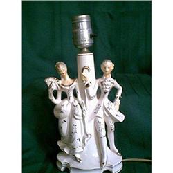 Lamp Victorian Man and Woman #881329