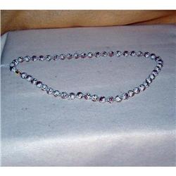 Cloisonne White Beaded Necklace #881330