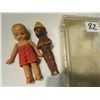 Image 2 : VINTAGE BISQUE JOINTED STRING DOLL - AFRICAN DOLL