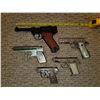 Image 1 : METAL CAP GUNS (LUGER 9MM, SPUD GUN, HUBLEY HAWK, DICK, 1 UNKNOWN)