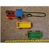 Image 2 : WOODEN PULL-TYPE TOY TRAIN