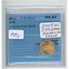 Image 1 : 2005 - $5.00 1/10OZ USA GOLD - CCCS