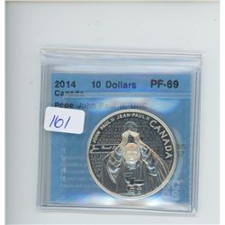 2014 - $10.00 POPE RCM - CCCS