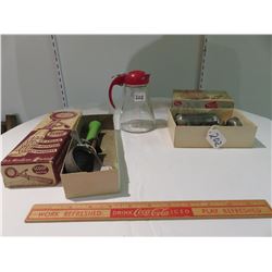 ICE CREAM SCOOP SYRUP DISPENSER, ICING SET