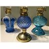 Image 2 : 3 DECORATIVE BLUE PERFUME LAMPS