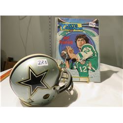 JOE NAMATH COMIC - DALLAS DISPLAY HELMET