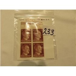 WWII GERMAN HITLER STAMPS