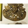 Image 2 : 6X4 BRASS CAST PLAQUE - THE LOYAL 49TH EDMONTON REGIMENT