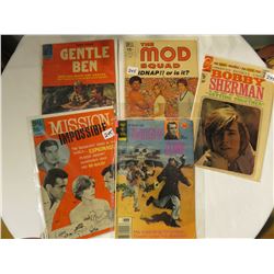 MISSION IMPOSSIBLE, GENTLE BEN, MOD SQUAD ETC. COMICS