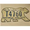 Image 1 : POLAR BEAR N.W.T LICENSE PLATE