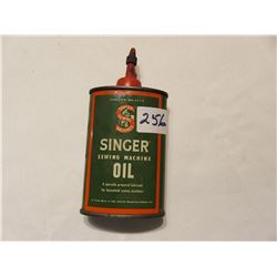 VERY OLD SINGER SEWING MACHINE OIL 3 OZ