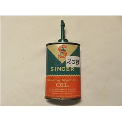 OLD SINGER SEWING MACHINE OIL 3 OZ