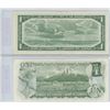 Image 2 : 1954 & 1973 CANADIAN ONE DOLLAR BILLS