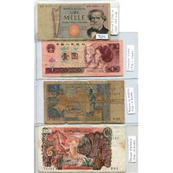 FOUR WORLD BANK NOTES, ALGERIA, CHINA & ITALY