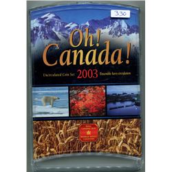 2003 OH! CANADA UNCIRCULATED COIN SET- SEALED