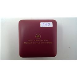 2012 ONE CENT .999 PURE SILVER COIN - REVERSE CENT PINK GOLD PLATING