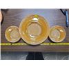 Image 1 : 3 X FIREKING PEACH LUSTRE BOWLS