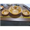 Image 2 : 3 X FIREKING PEACH LUSTRE BOWLS
