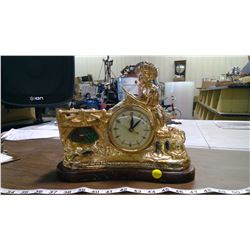 UNITED METAL 'FISHERMAN' MANTLE CLOCK