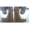 Image 3 : 2 WOODEN HORSE BOOKENDS