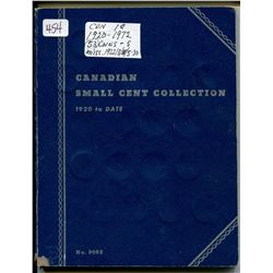 BOOKLET CANADIAN SMALL CENTS ASST YEARS 1920-1972