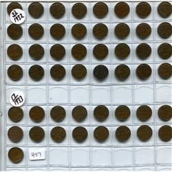 SHEET OF PENNIES 1932, 1933