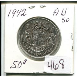 1942 CANADIAN 50 CENT