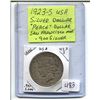 Image 1 : 1923 US SILVER PEACE DOLLAR