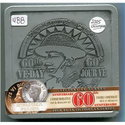 2005 60TH ANNIVERSARY COMMEMORATIVE COIN & MEDALLION SET