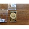 Image 2 : 24K GOLD PLATED "CCCP" SOVIET RUSSIA 30 GRAMS (1 OZ)