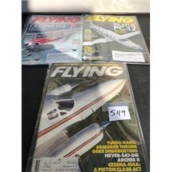 LOT OF 3 FLYING MAGAZINES (1 1985, 2 2012)