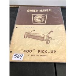 COCKSHUTT PICK-UP MANUAL