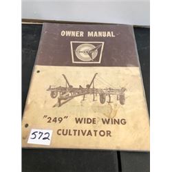 COCKSHUTT WIDE WING CULTIVATOR MANUAL