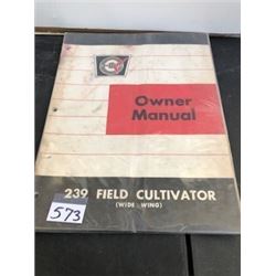 COCKSHUTT FIELD CULTIVATOR MANUAL