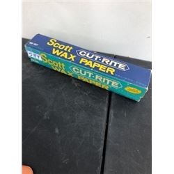 SCOTT WAX PAPER BOX 43 CENT 1960'S