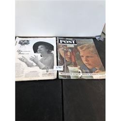 LOT OF 2 1963 POST & 1952 POST