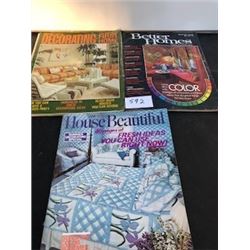 LOT OF 3 1970, 1973, 1975 BETTER HOMES MAGAZINES